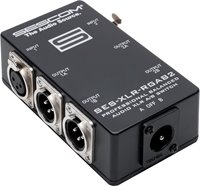 SES-XLR-RGAB2 One Source to Two Destination 2-Channel Balanced Passive XLR A/B Stereo Audio Switch